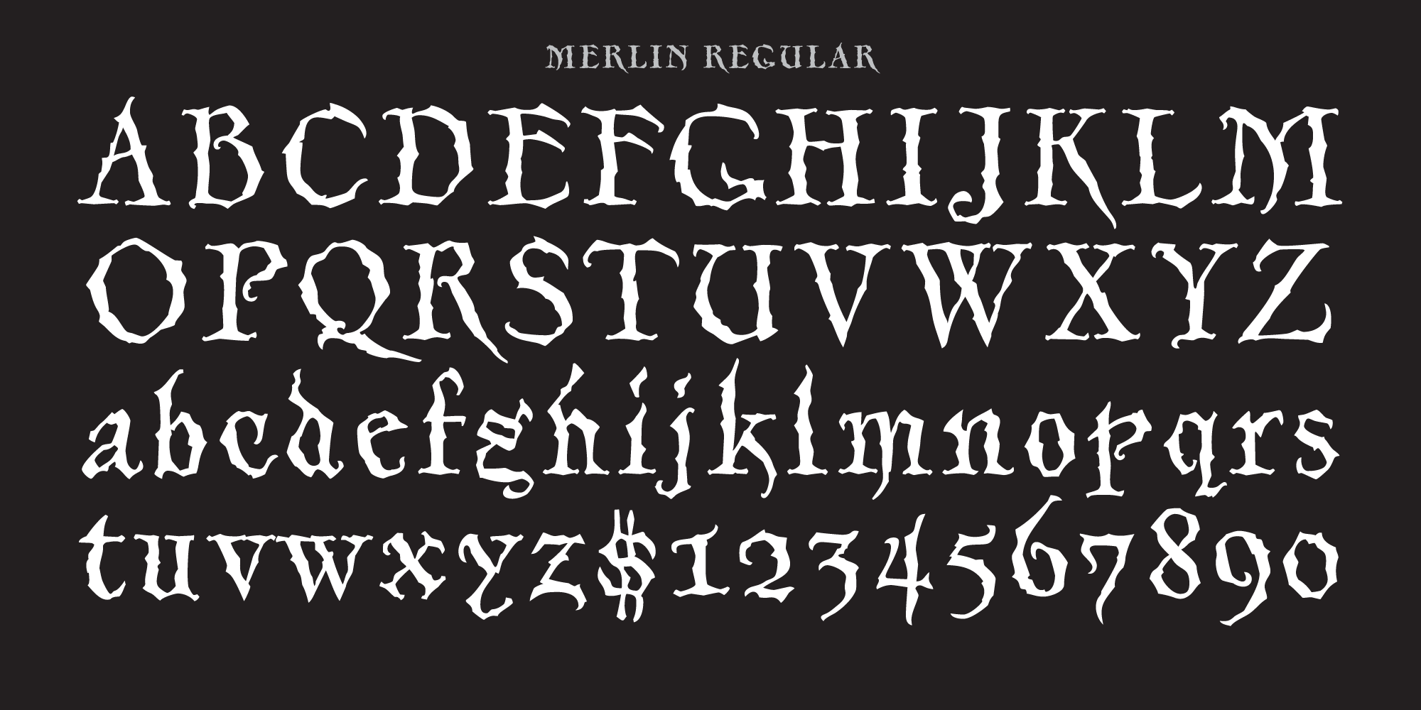 Free Download of Merlin Font - Enchanting & Versatile Typeface