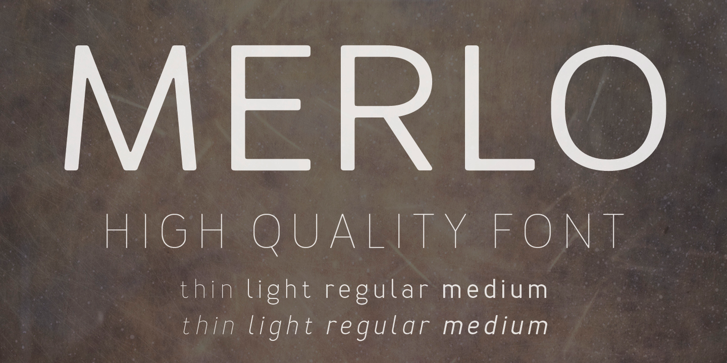 Download Merlo Font Free - Stylish and Versatile Typeface