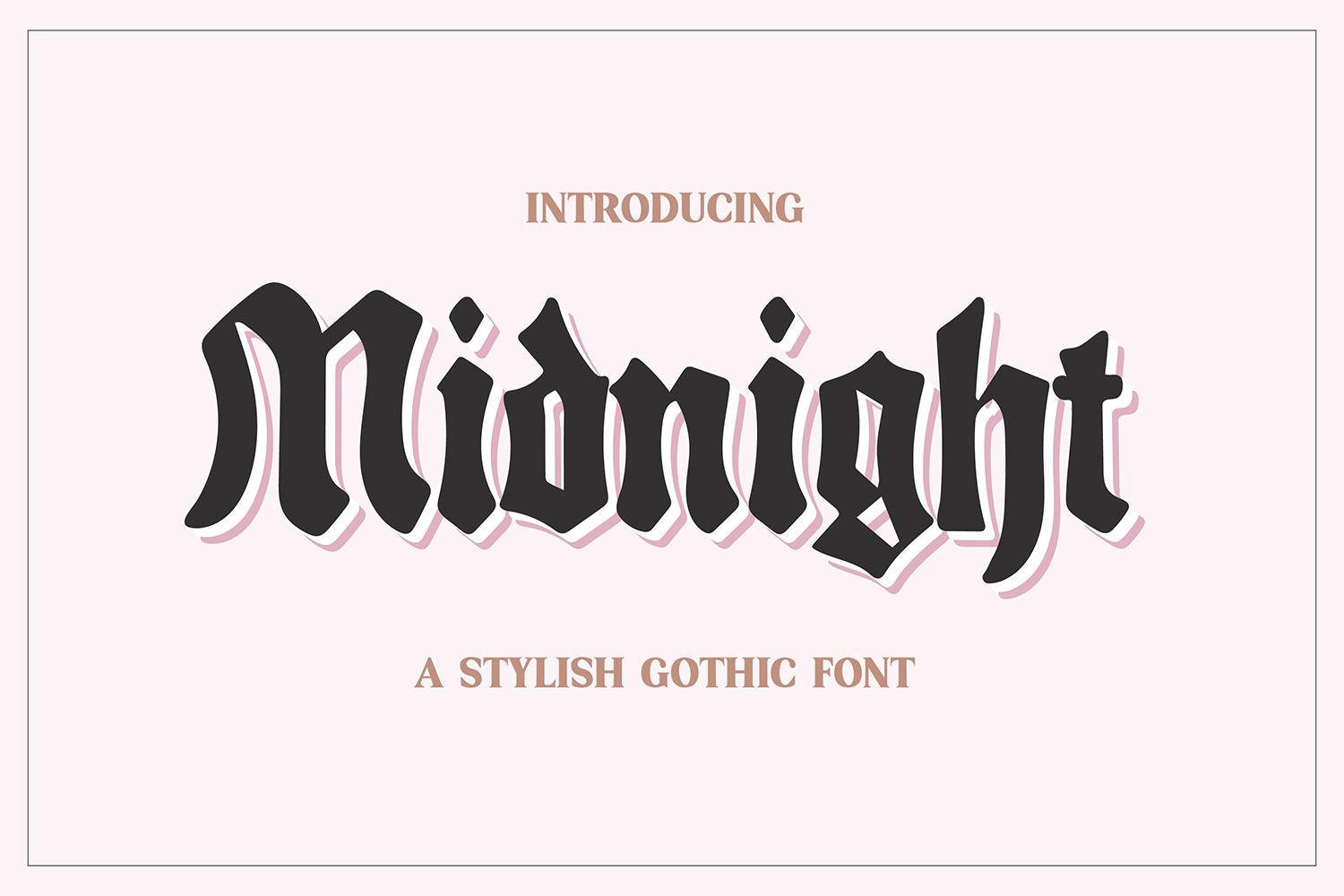 Download Midnight Font Free - Mystical & Modern Style