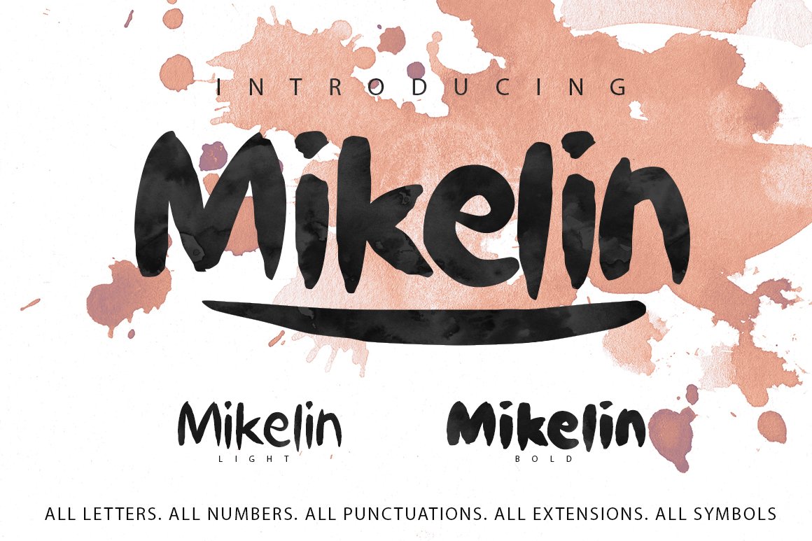 Free Mikelin Family Typeface - Versatile Modern Design