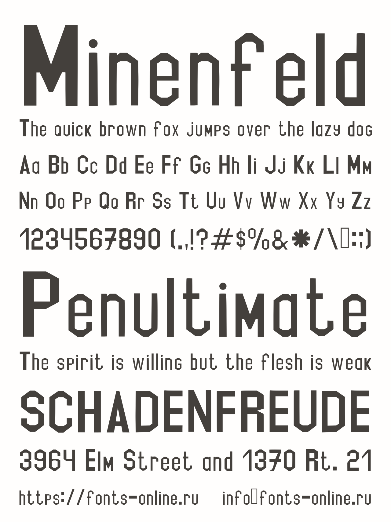 Download Minenfeld Font Free - Rustic Style for Creatives