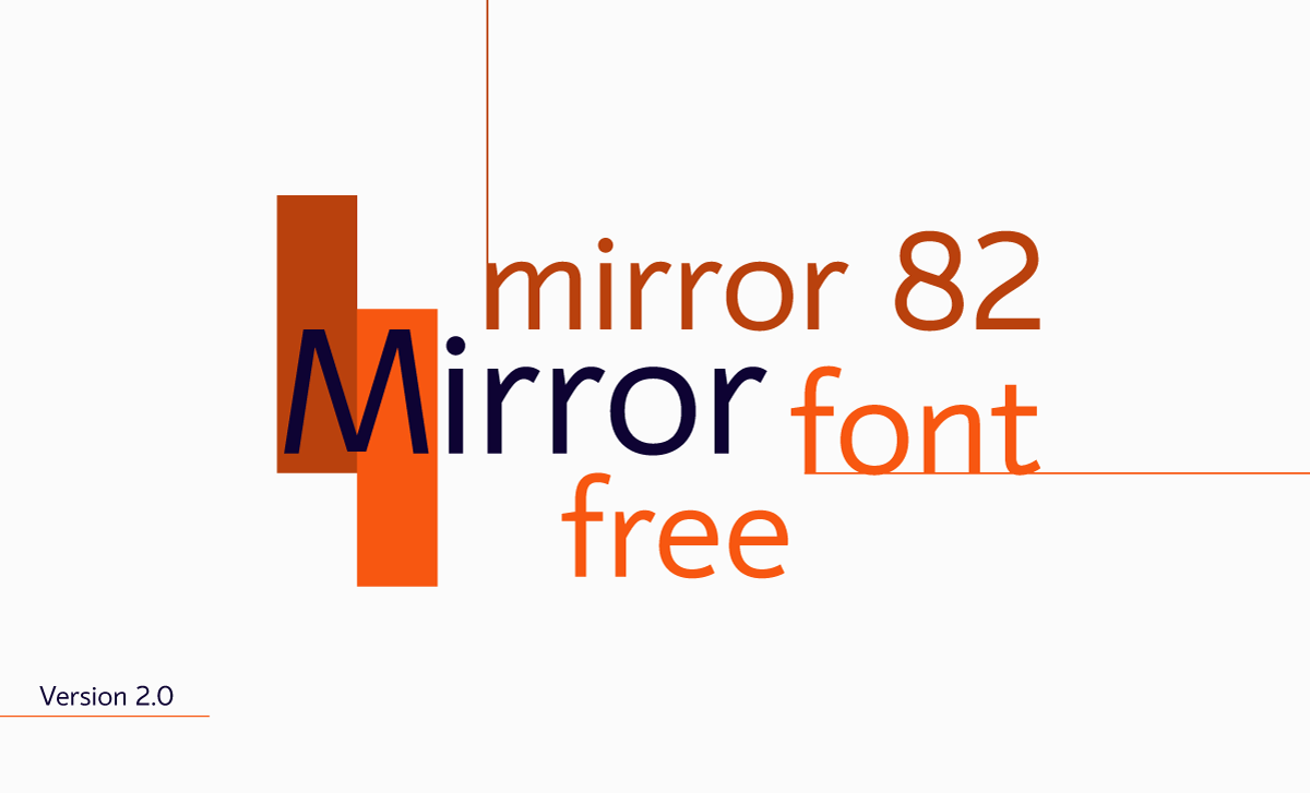 Download Mirror 82 Font Free - Stylish Display Typeface