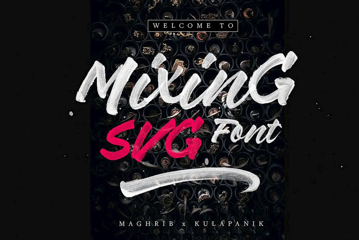 Download Mixing SVG Regular Free - Modern Versatile Typeface