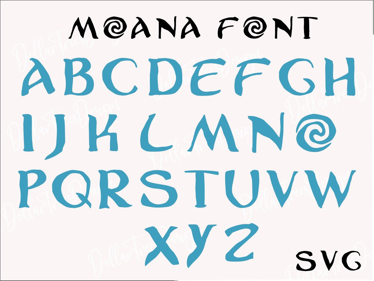 Download Moanas Free - Unique Tropical Display Font