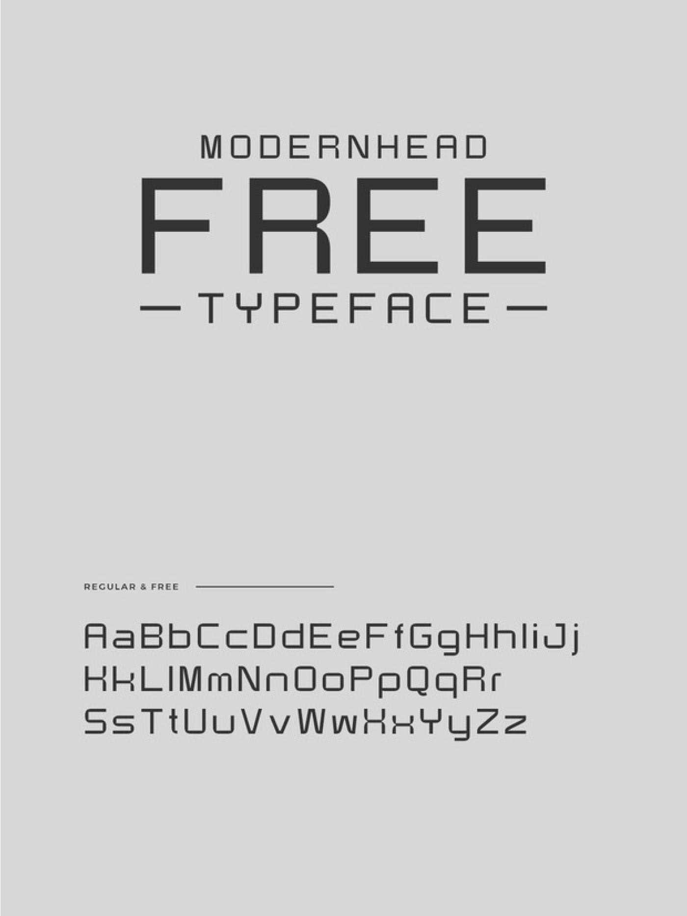 Download Modernhead Typeface Free - Sleek & Versatile Font