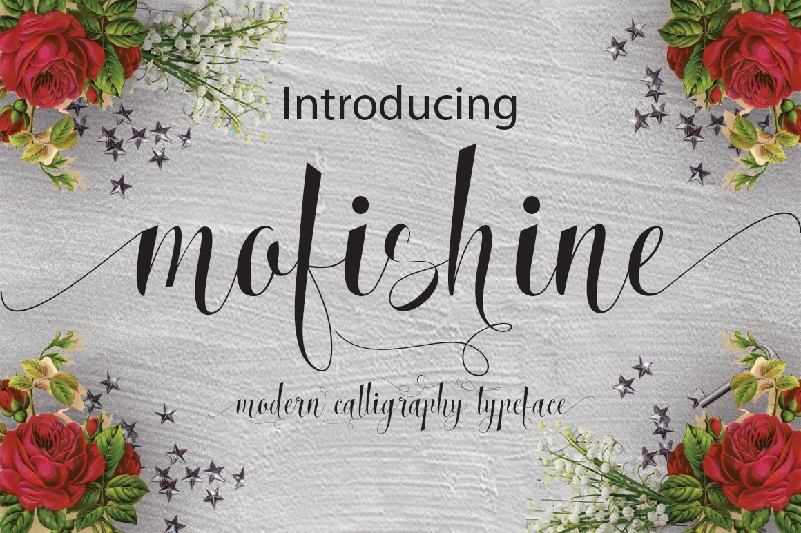 Laden Sie Mofishine kostenlos herunter - Fantastische kreative Schriftart