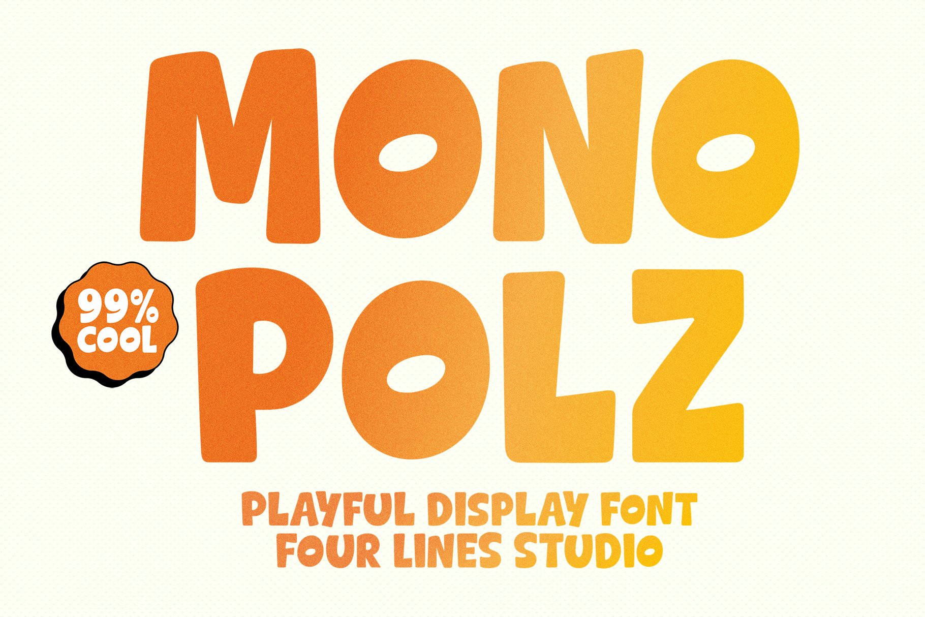 Laden Sie die Mono Polz Font kostenlos herunter - Einzigartige Monospace-Schriftart