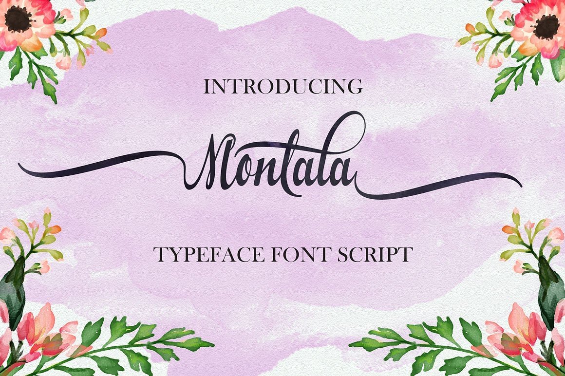 Скачайте бесплатно шрифт Montala Script - изысканный и стильный