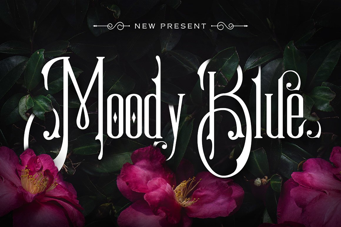 Download Moody Blue Typeface Free - Unique & Versatile Font