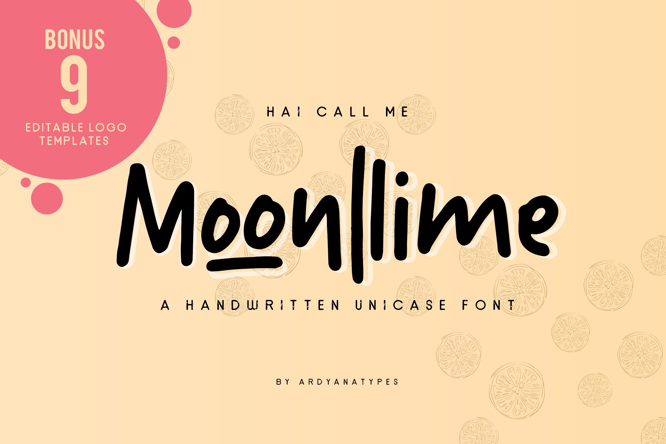 Download Moonllime Font Free - A Unique Handwritten Style