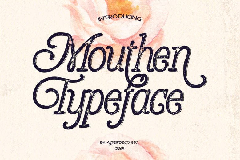 Laden Sie die Mouthen Typeface kostenlos herunter - Stilvoll und modern