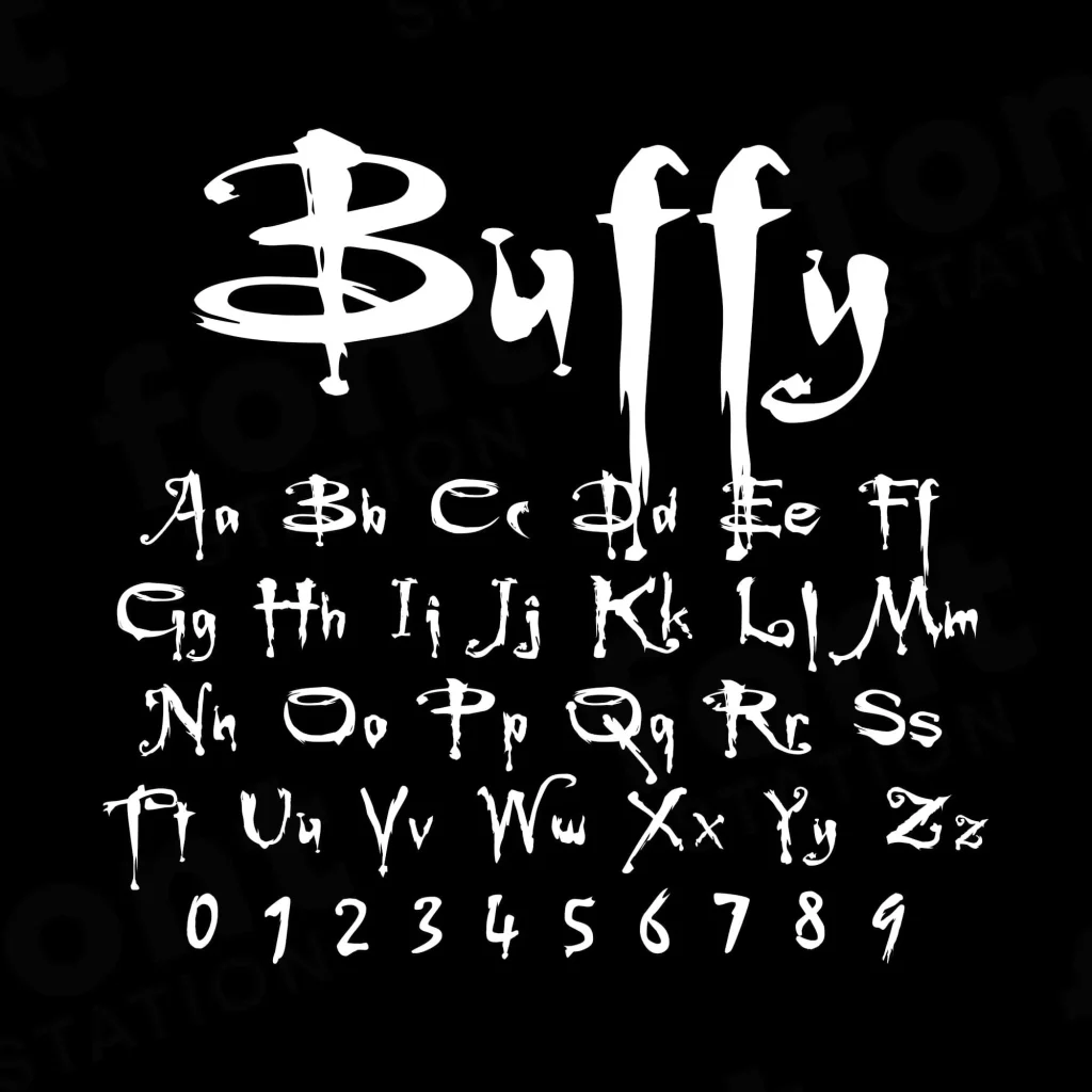 Kostenloser Download der Buffy Schriftart - Einzigartige Designs für Ihre Projekte