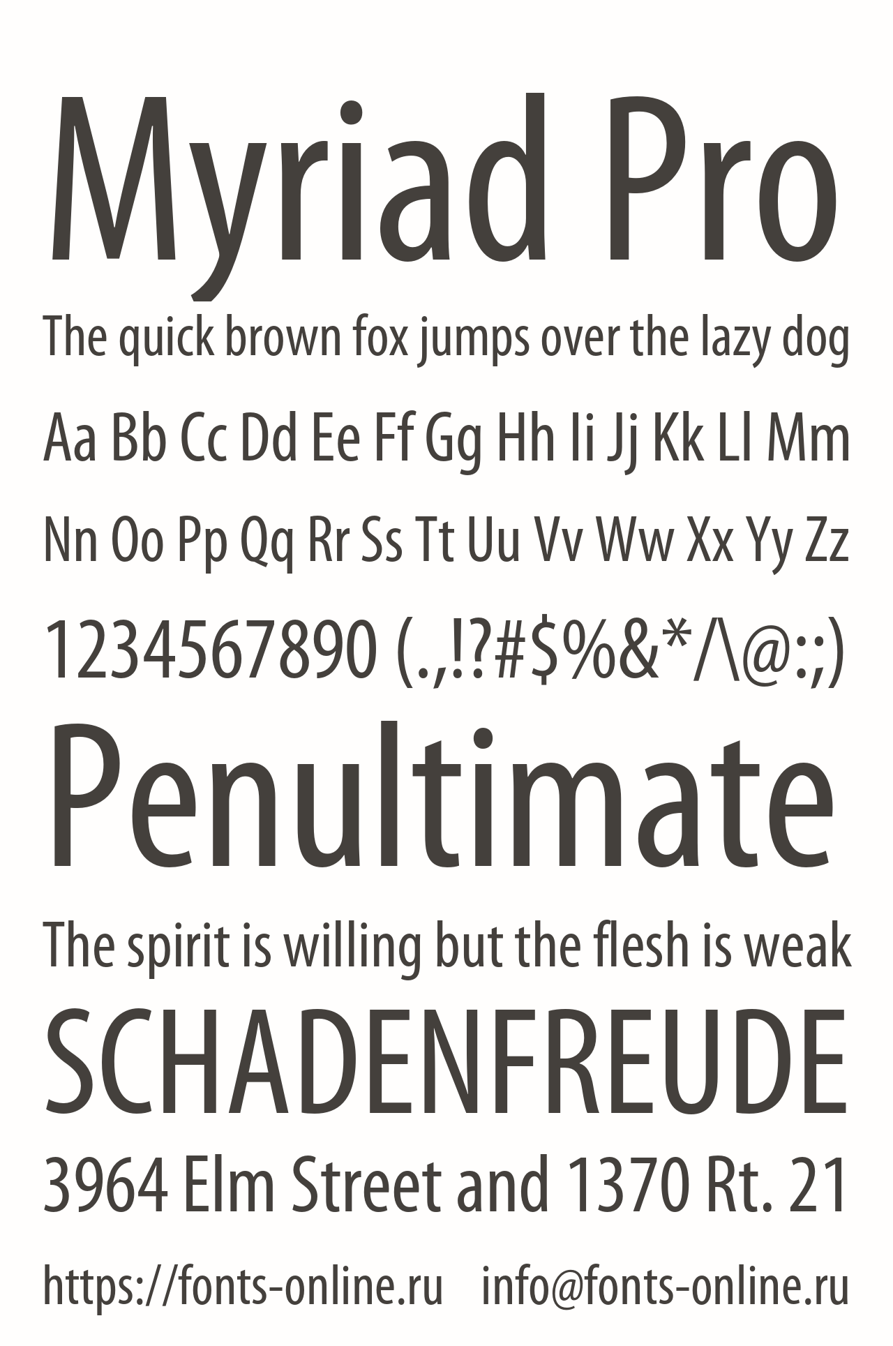 Laden Sie Myriad Pro kostenlos herunter - Vielseitige Schriftart für modernes Design