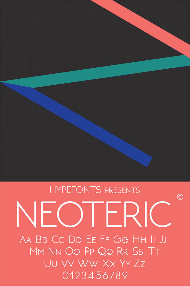 Download Neoteric Font Free - Modern Sans Serif Style