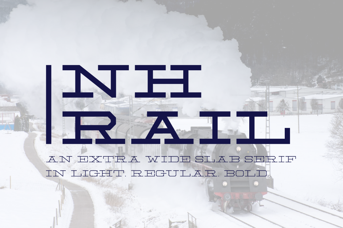 Kostenlose NH Rail Schriftart herunterladen – Modern und Klar