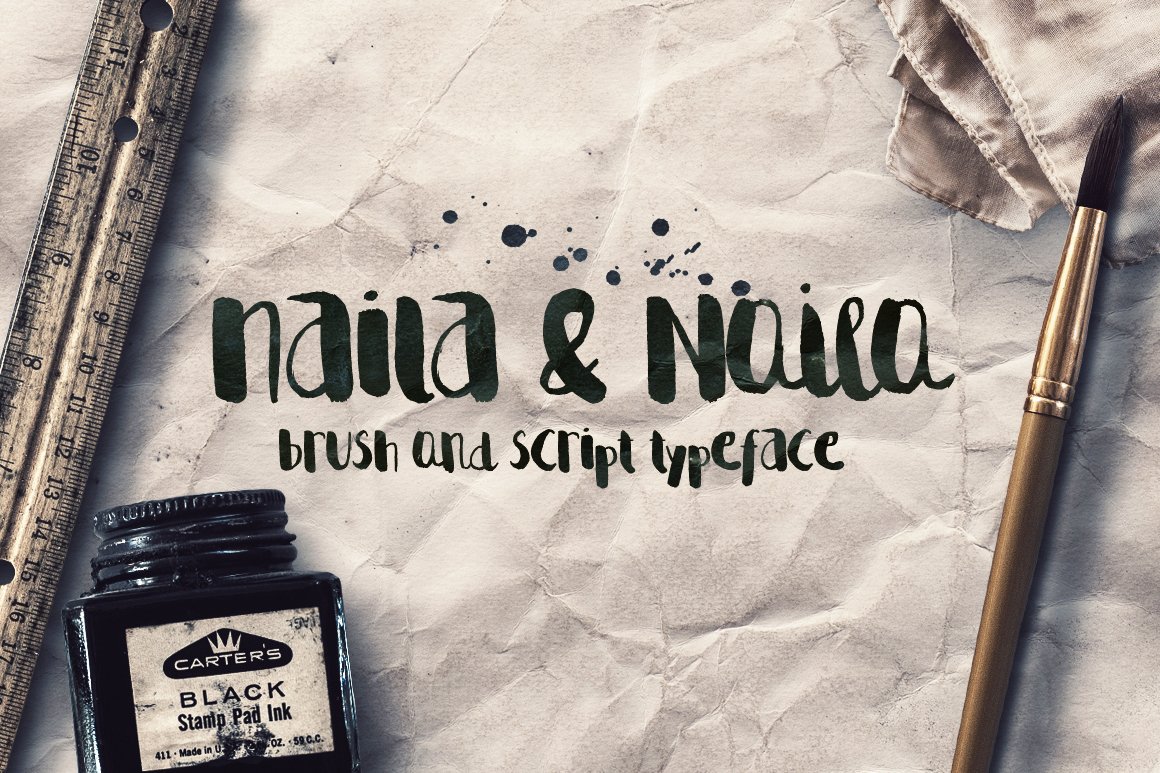 Download Naila Script Font Free - Beautiful Calligraphic Style