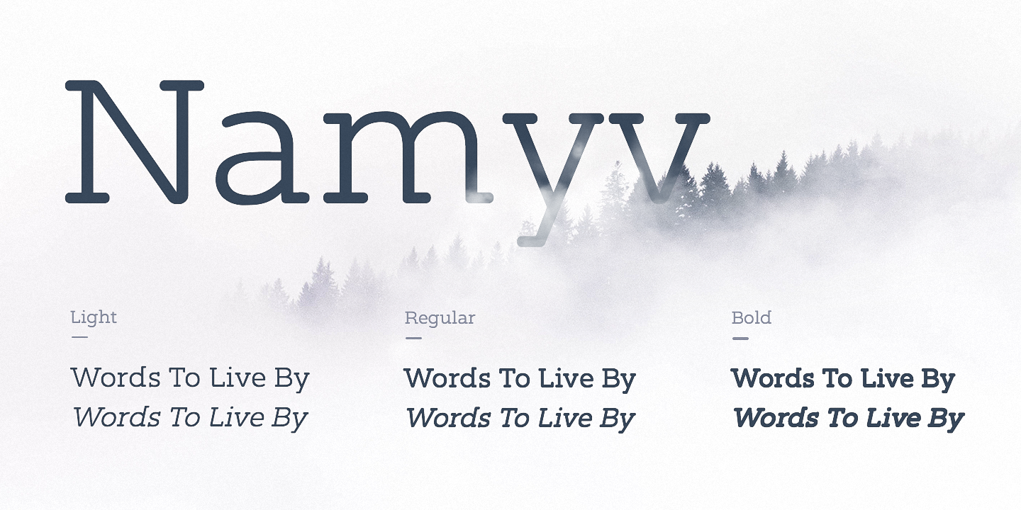 Download Namyv Font Free - Stylish Modern Typeface