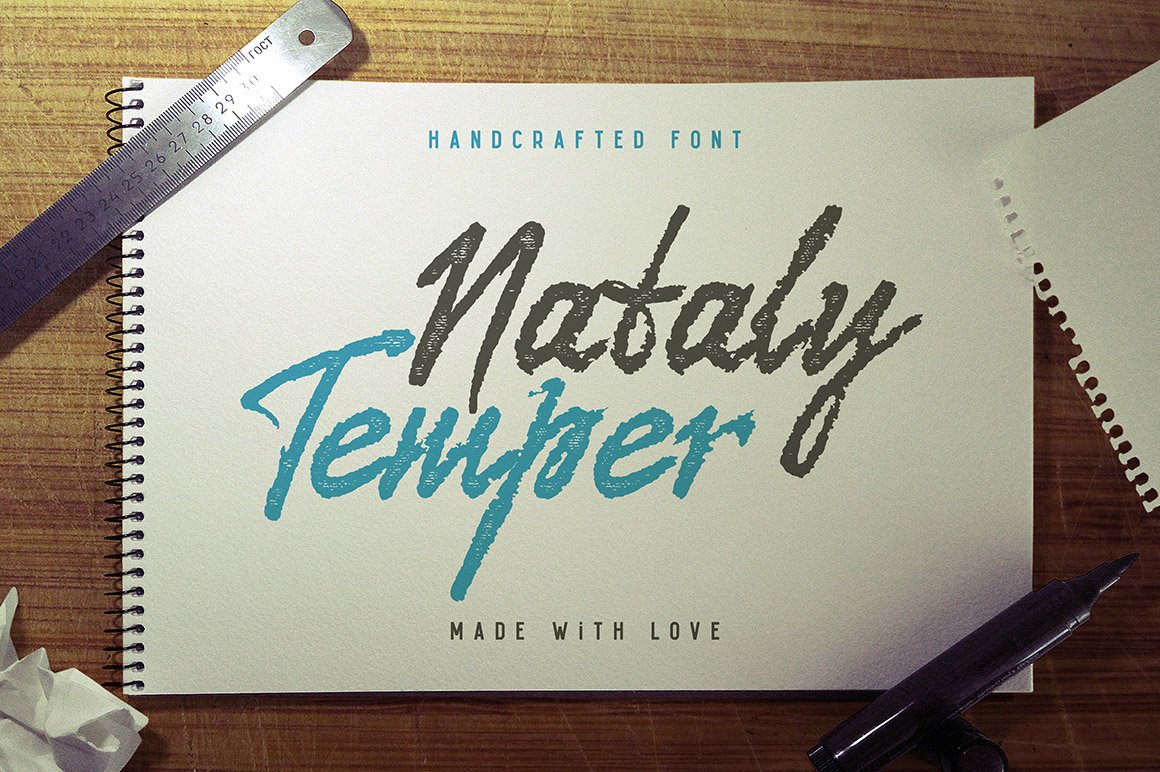 Kostenloser Download der Nataly Temper Schriftart - Elegante Typografie für jeden Anlass