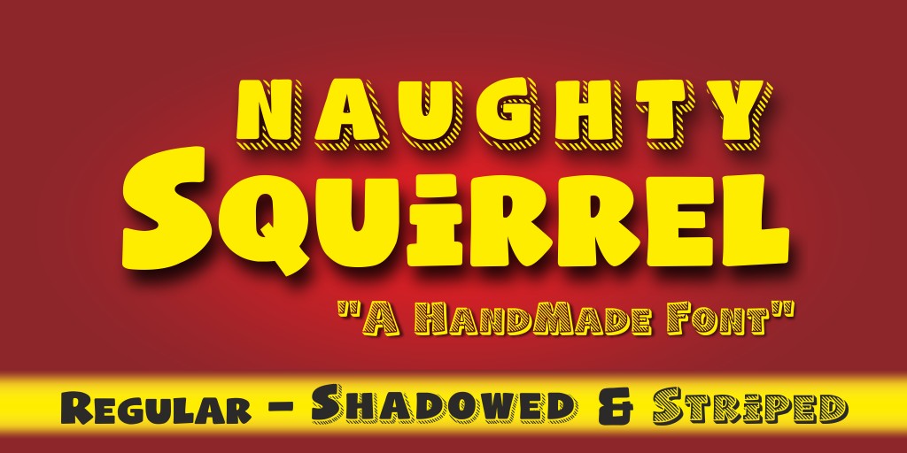 Download Naughty Squirrel Font Free - Playful & Fun Style