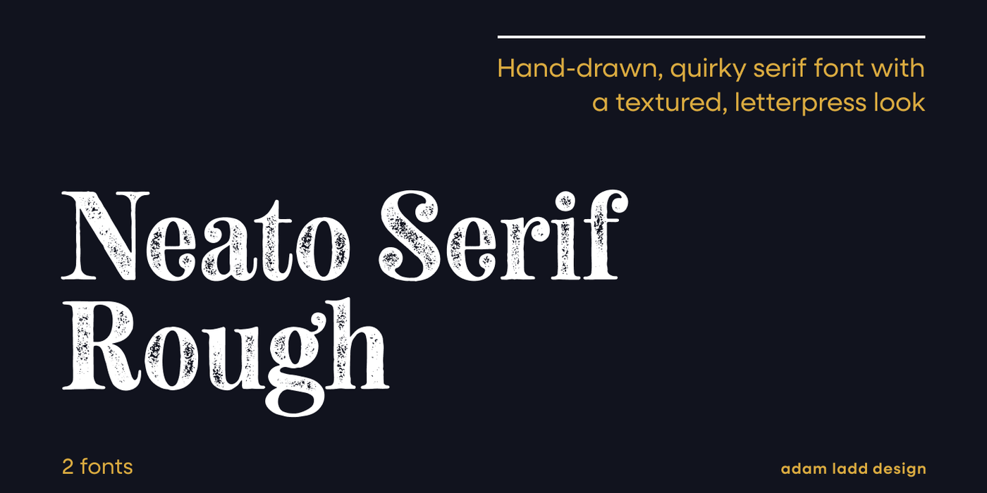 Download Neato Serif Family Free - Versatile Display Font