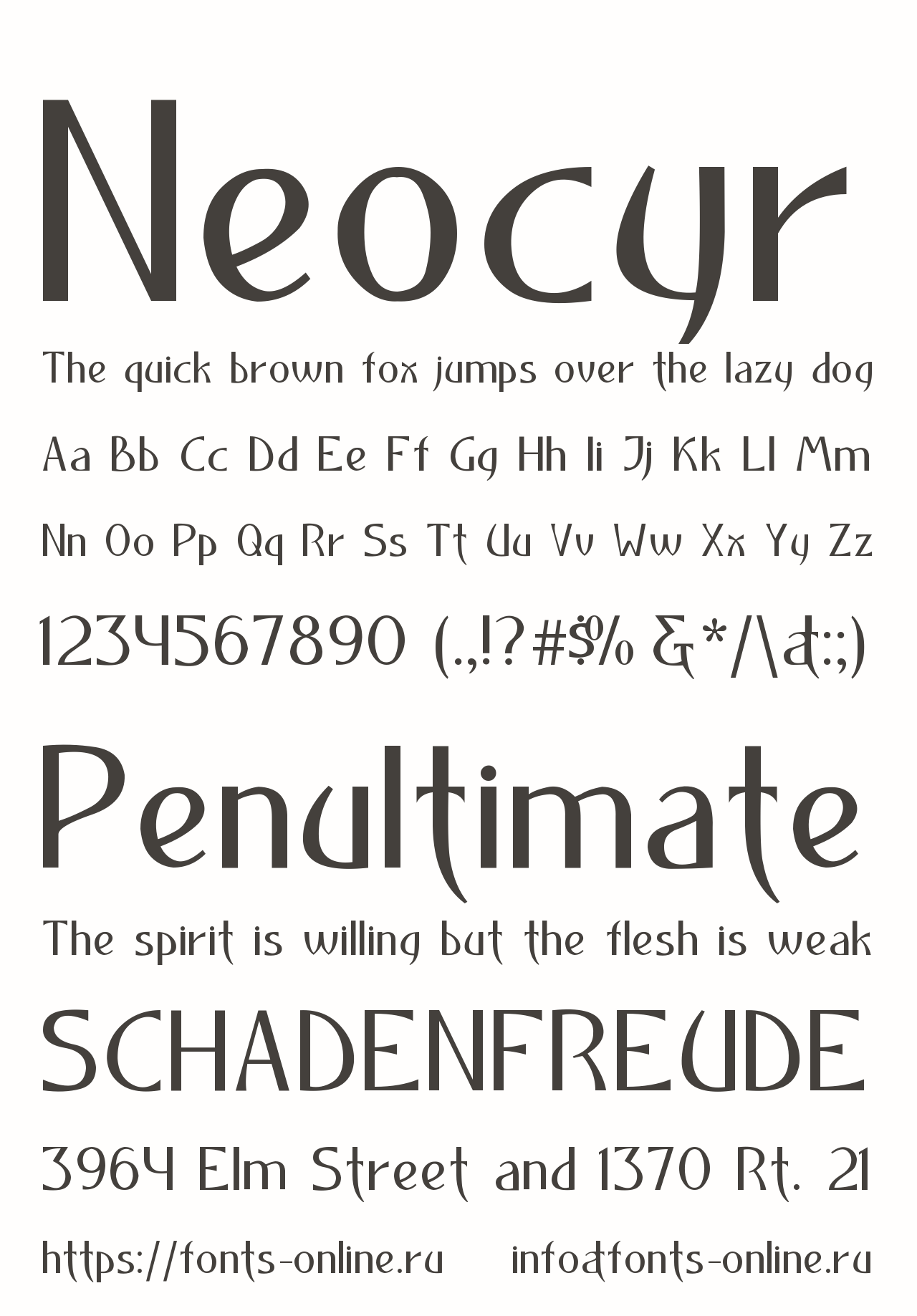 Download Neocyr Font Free - Modern & Stylish Typeface