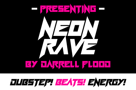 Скачайте Neon Rave Font - яркий и энергичный шрифт для дизайна