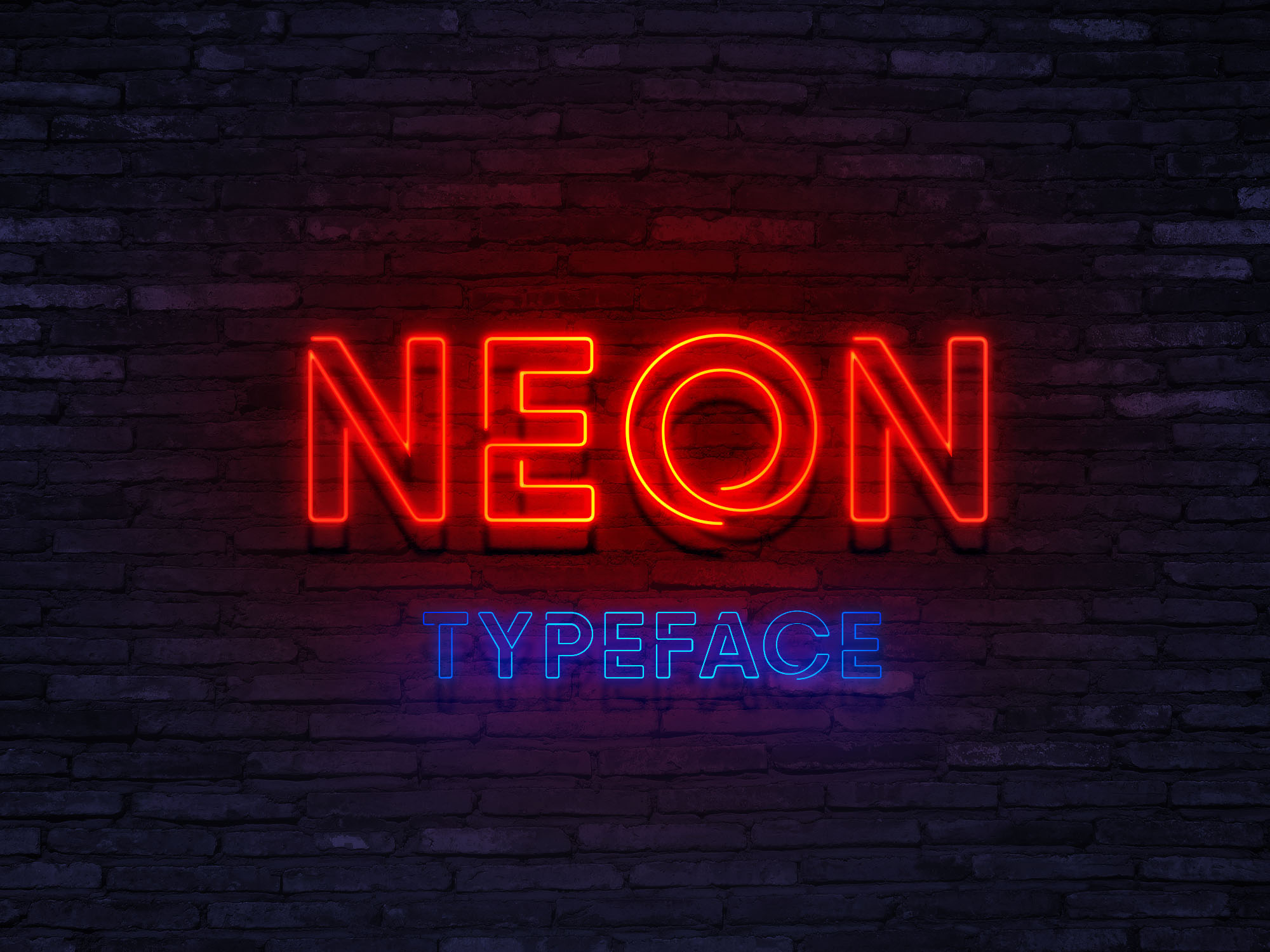 Laden Sie die Neon Schriftart kostenlos herunter - Strahlende Designs für Kreative