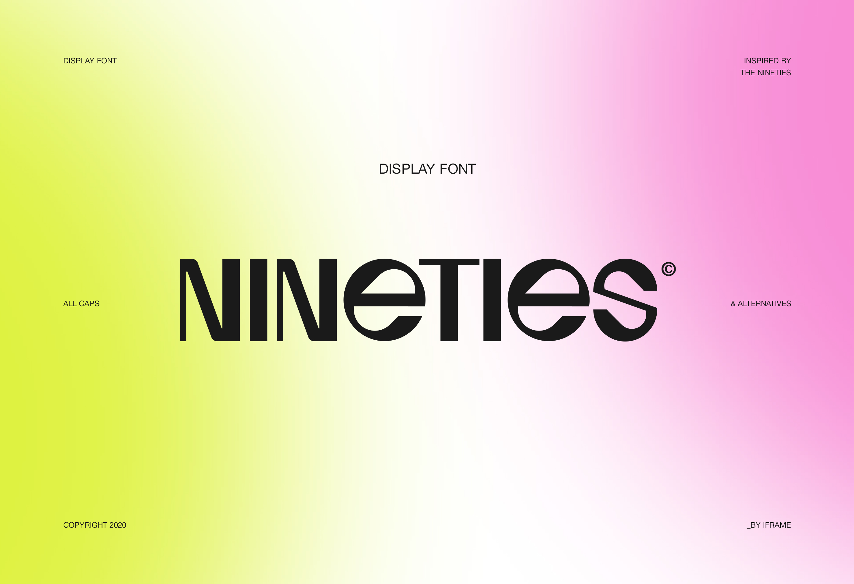 Download Nineties Font Free - Retro Vibes & Stylish Design