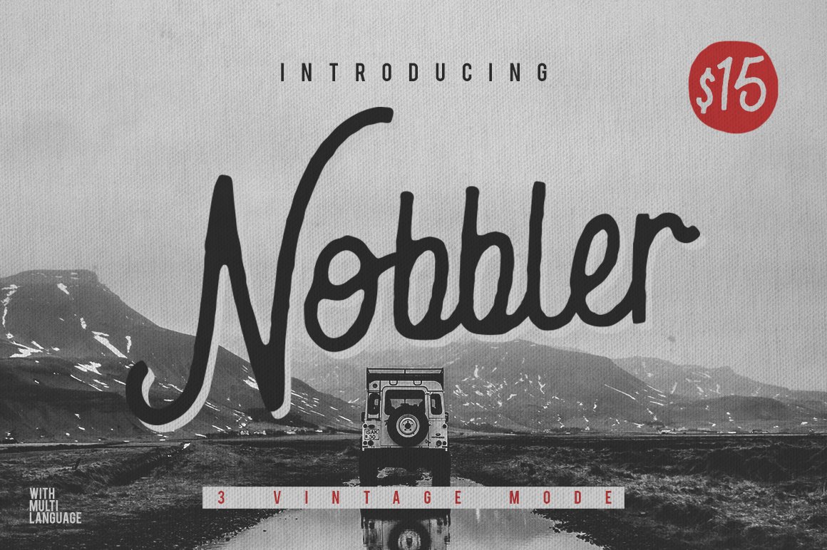 Скачайте шрифт Nobbler Typeface - уникальный стиль для вашего проекта