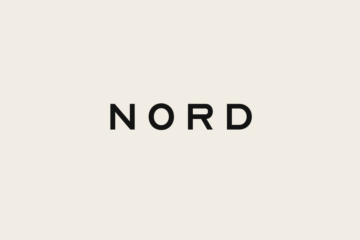 Hol dir die Nord Schriftart kostenlos – Modern und Vielseitig