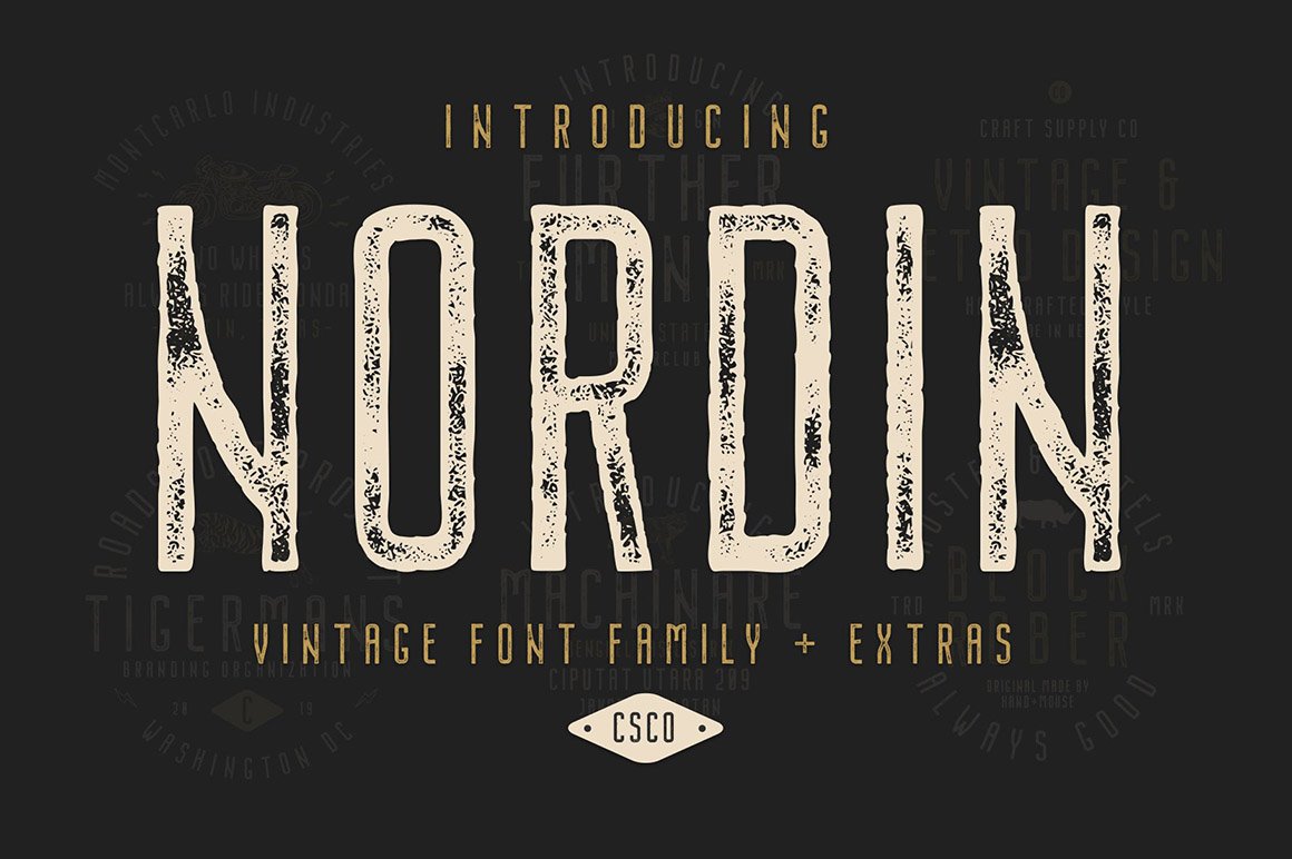 Download Nordin Font Free - Stylish Modern Typeface