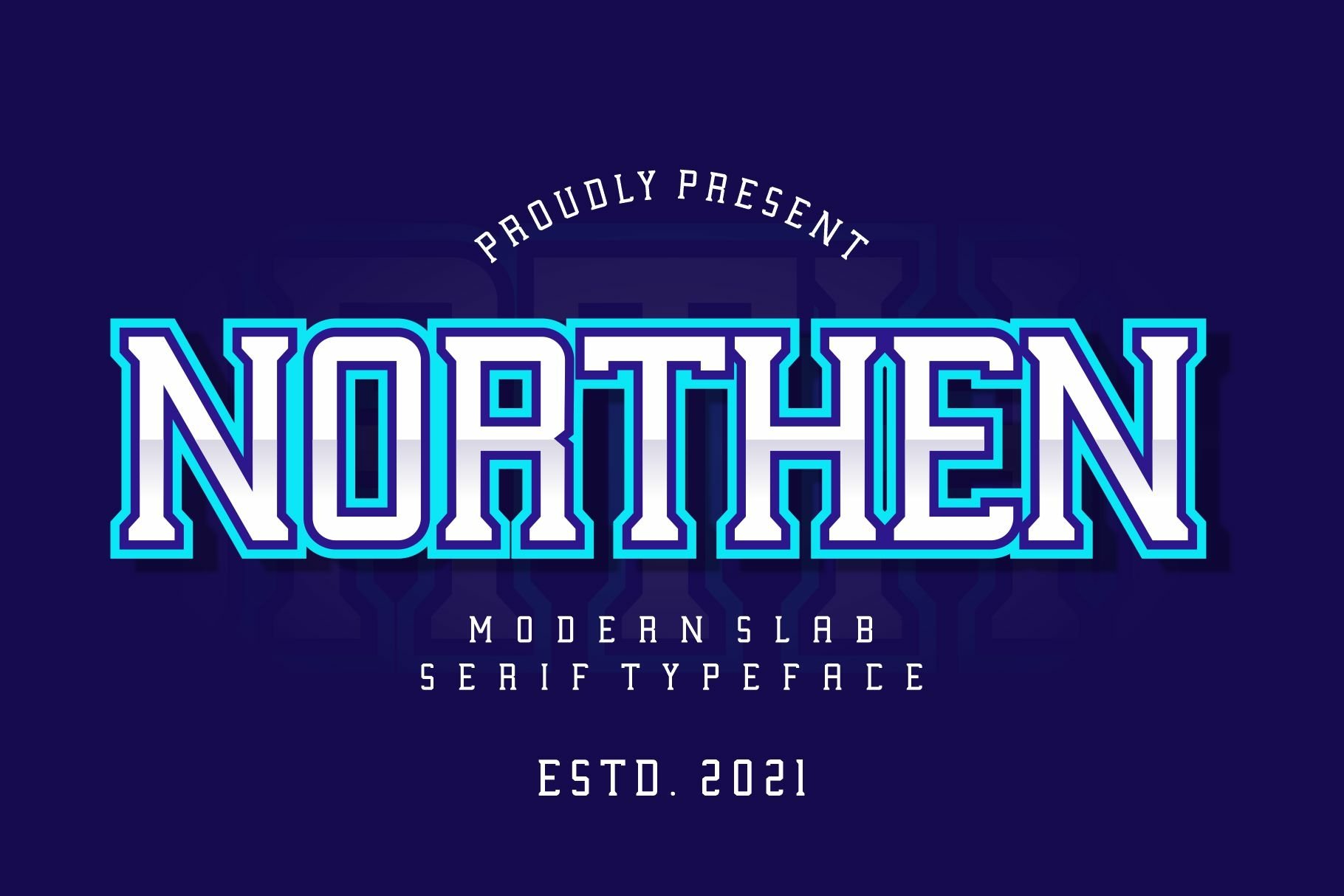 Laden Sie die Northen Schriftart kostenlos herunter - Elegante moderne Typografie