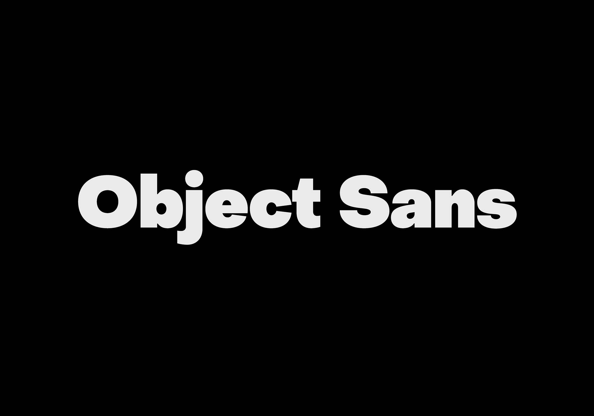 Laden Sie die Object Sans kostenlos herunter - Moderne Sans-Serif Schriftart