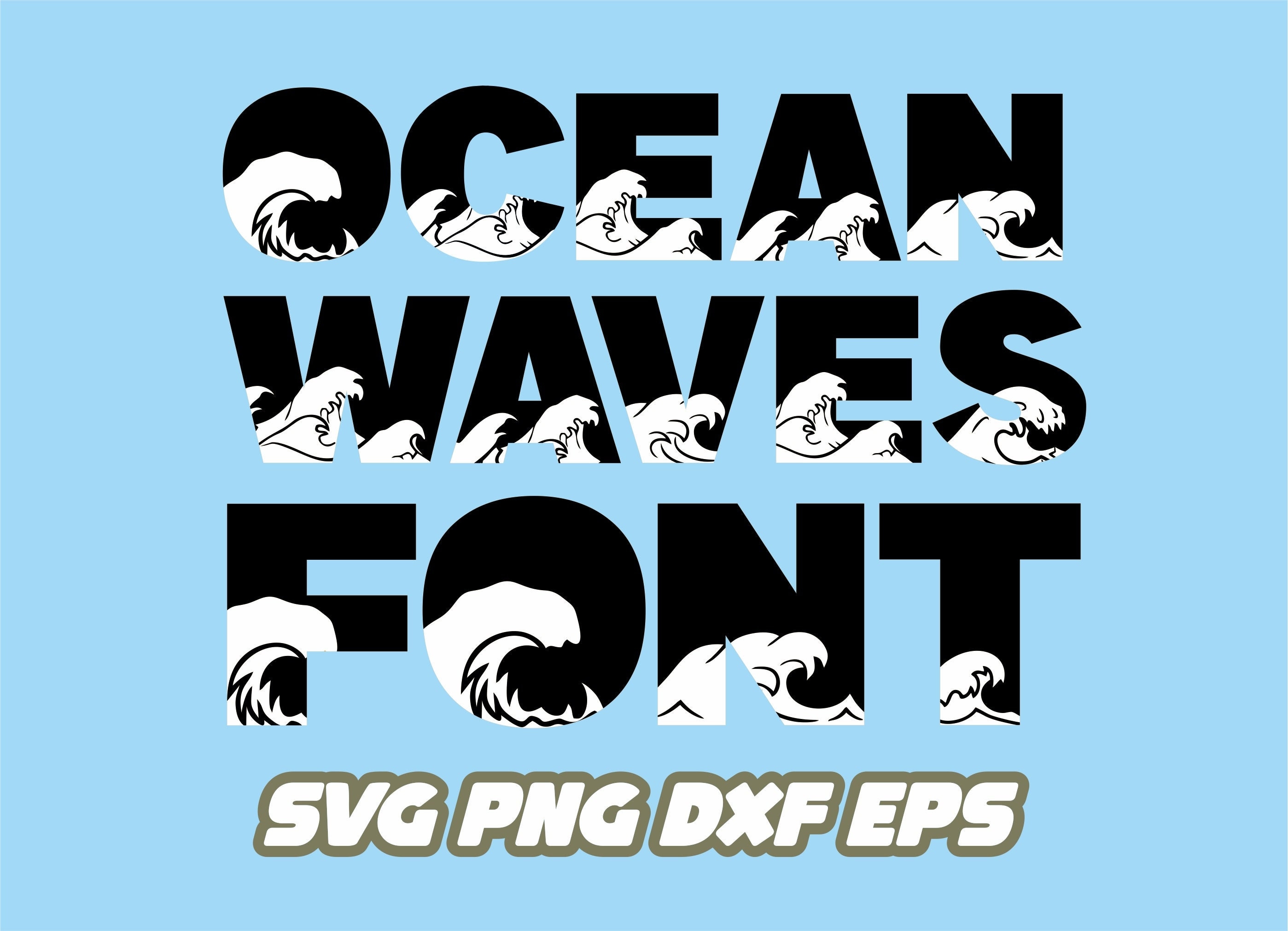 Ocean Wave Font - Free Download for Stylish Designs