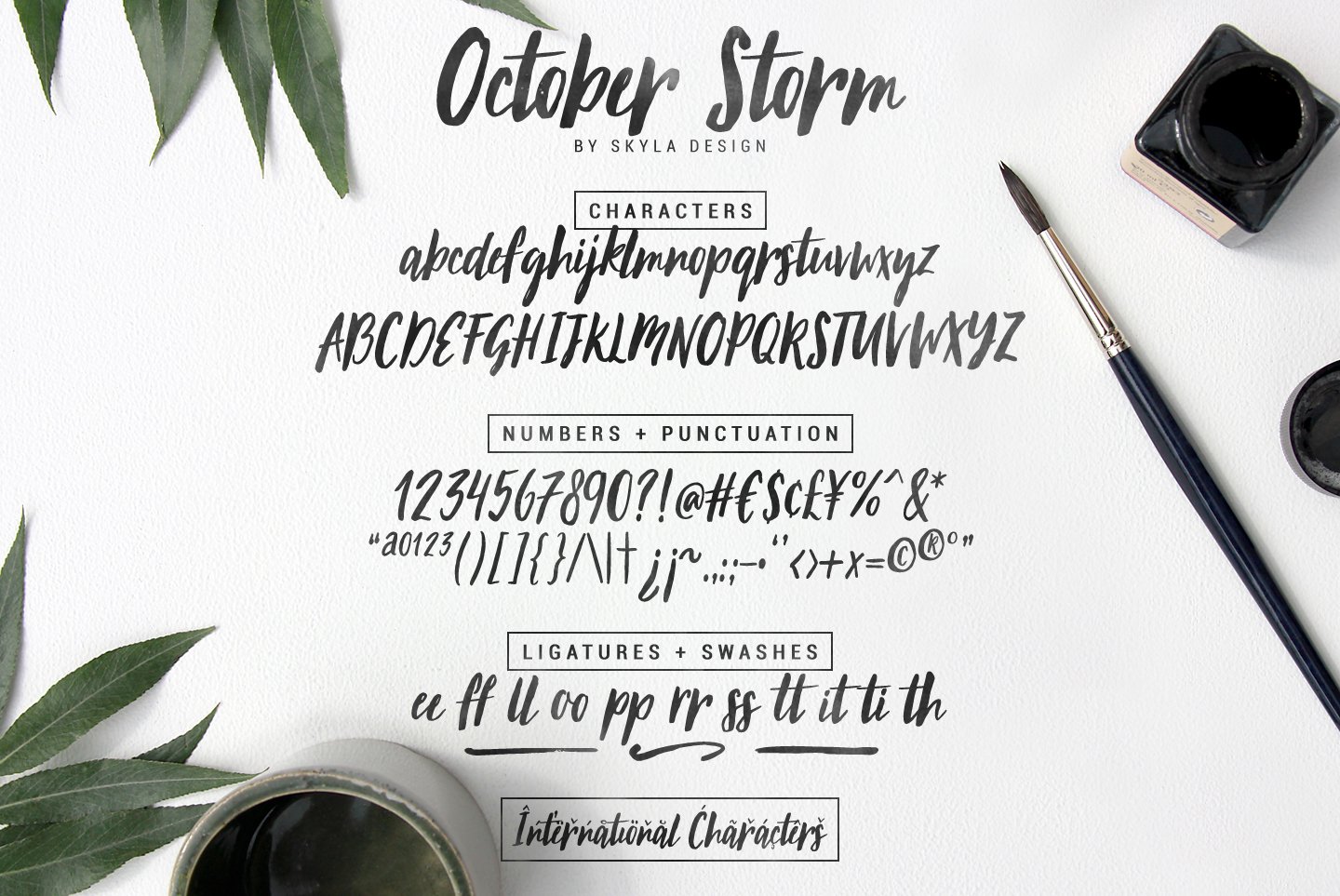 Download October Storm - Free Dynamic Display Typeface