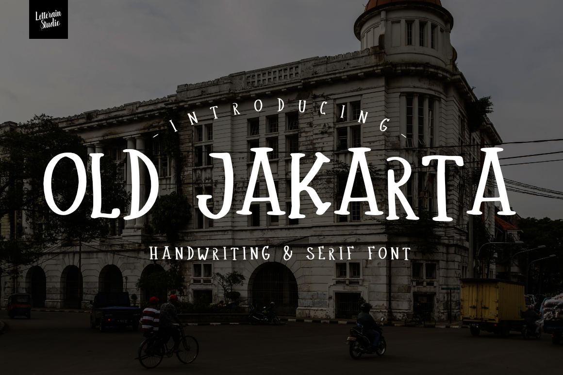 Download Old Djakarta Font Free - Unique Vintage Style