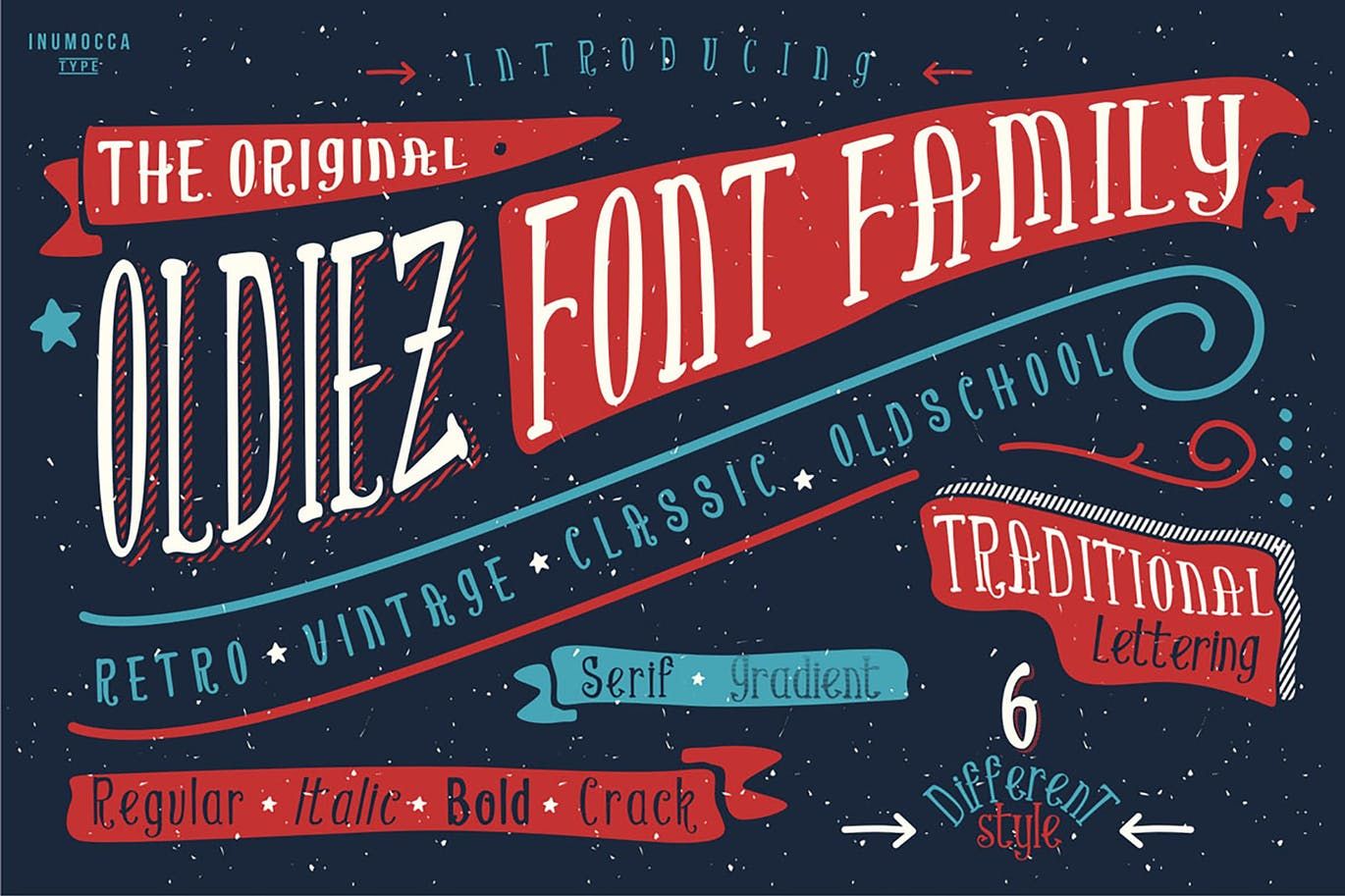 Download Oldiez Family Font Free - Vintage Style Delight