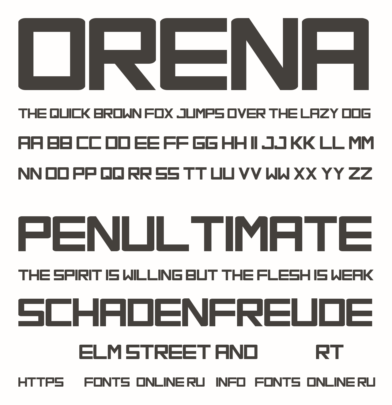 Download Orena Font Free - Versatile Modern Typeface