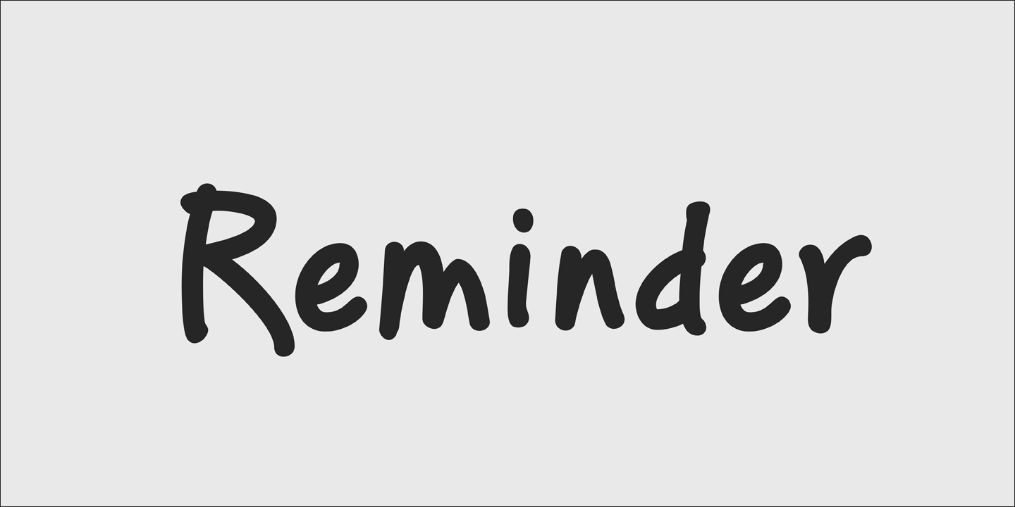 PF Reminder Pro: Stylische Schriftart kostenlos herunterladen!