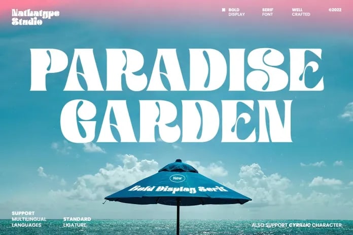 Download Paradise Garden Font Free - Whimsical & Elegant