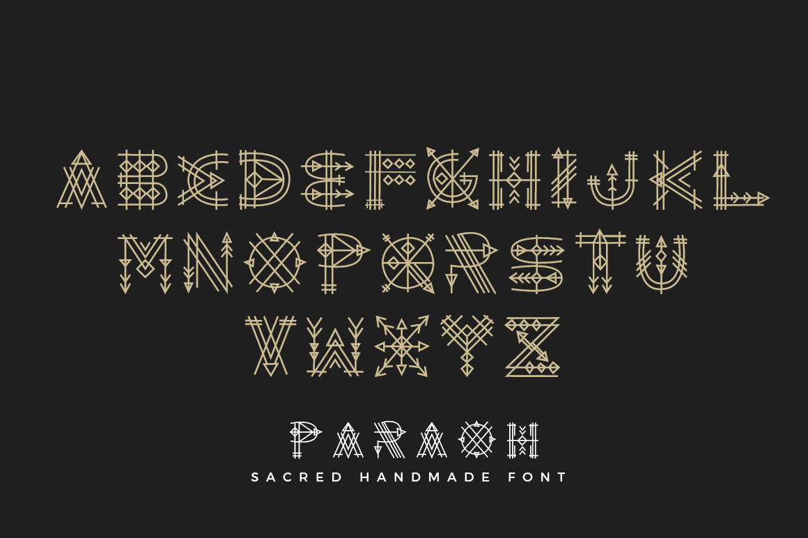 Download Paraoh Sacred Font Free - Ancient Style Typography