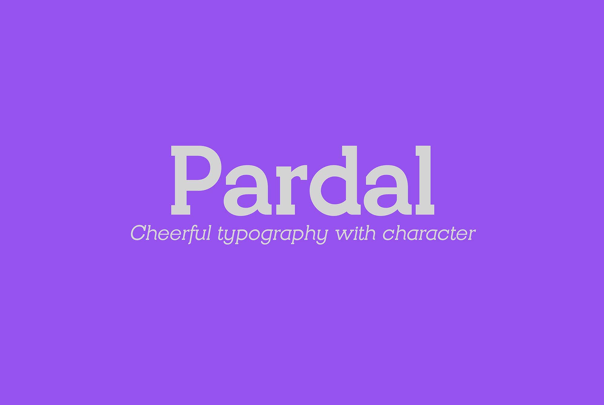 Download Pardal Font Free - Versatile & Elegant Typeface