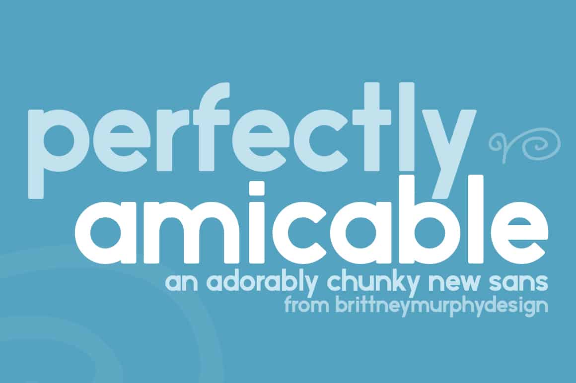 Download Perfectly Amicable Font Free - Charming & Friendly Style