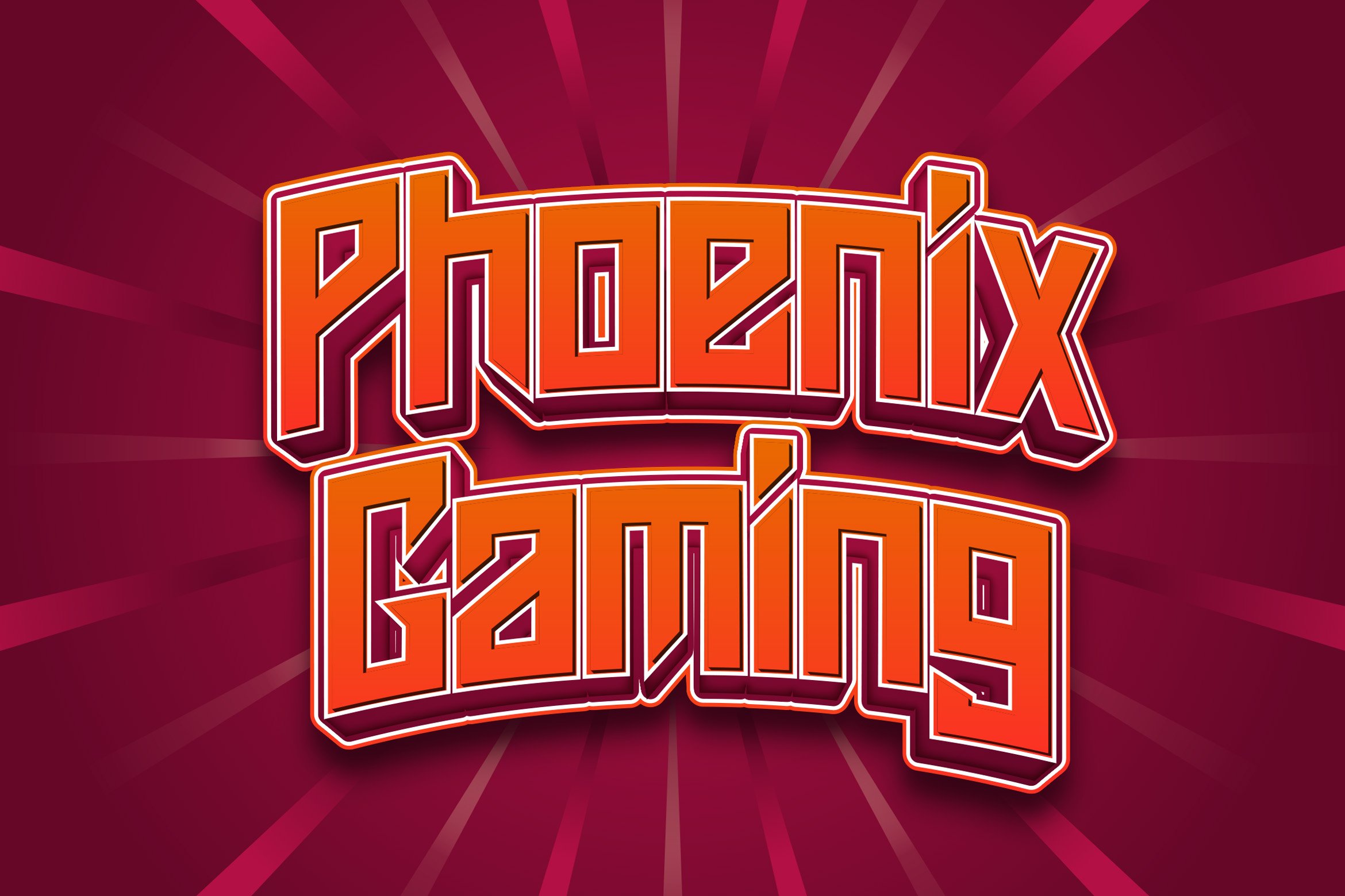 Download Phoenix Gaming Font for Free - Vibrant and Bold