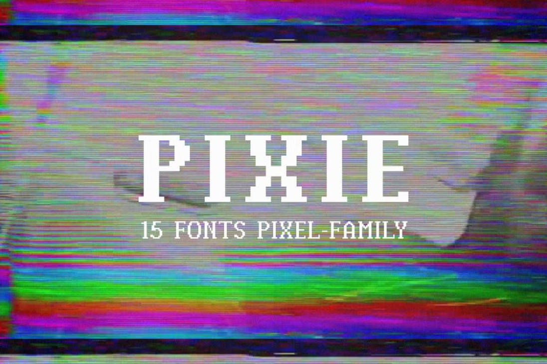 Скачайте бесплатно шрифт Pixie Family Bundle - волшебный дизайн для творчества