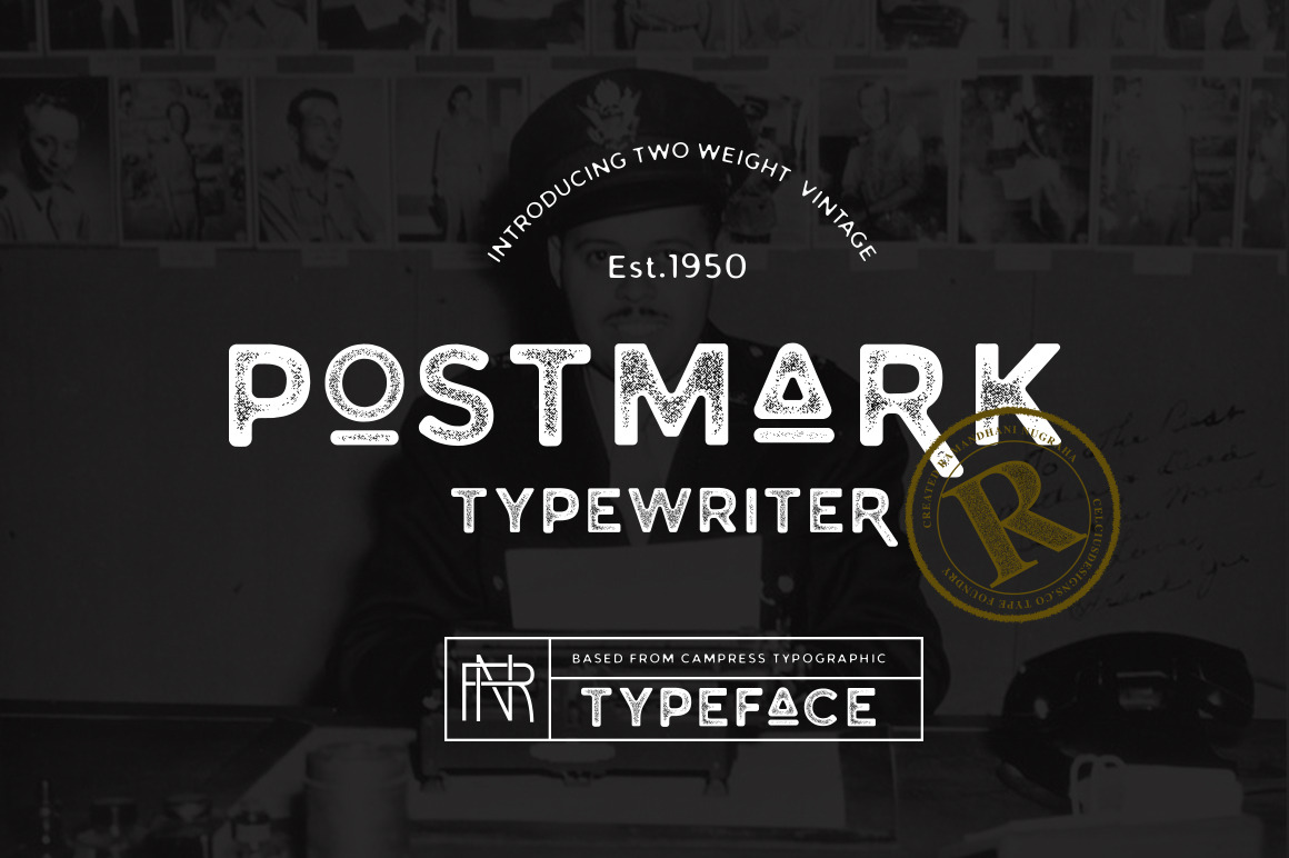 Download Postmark Typewriter Font Free - Vintage Charm