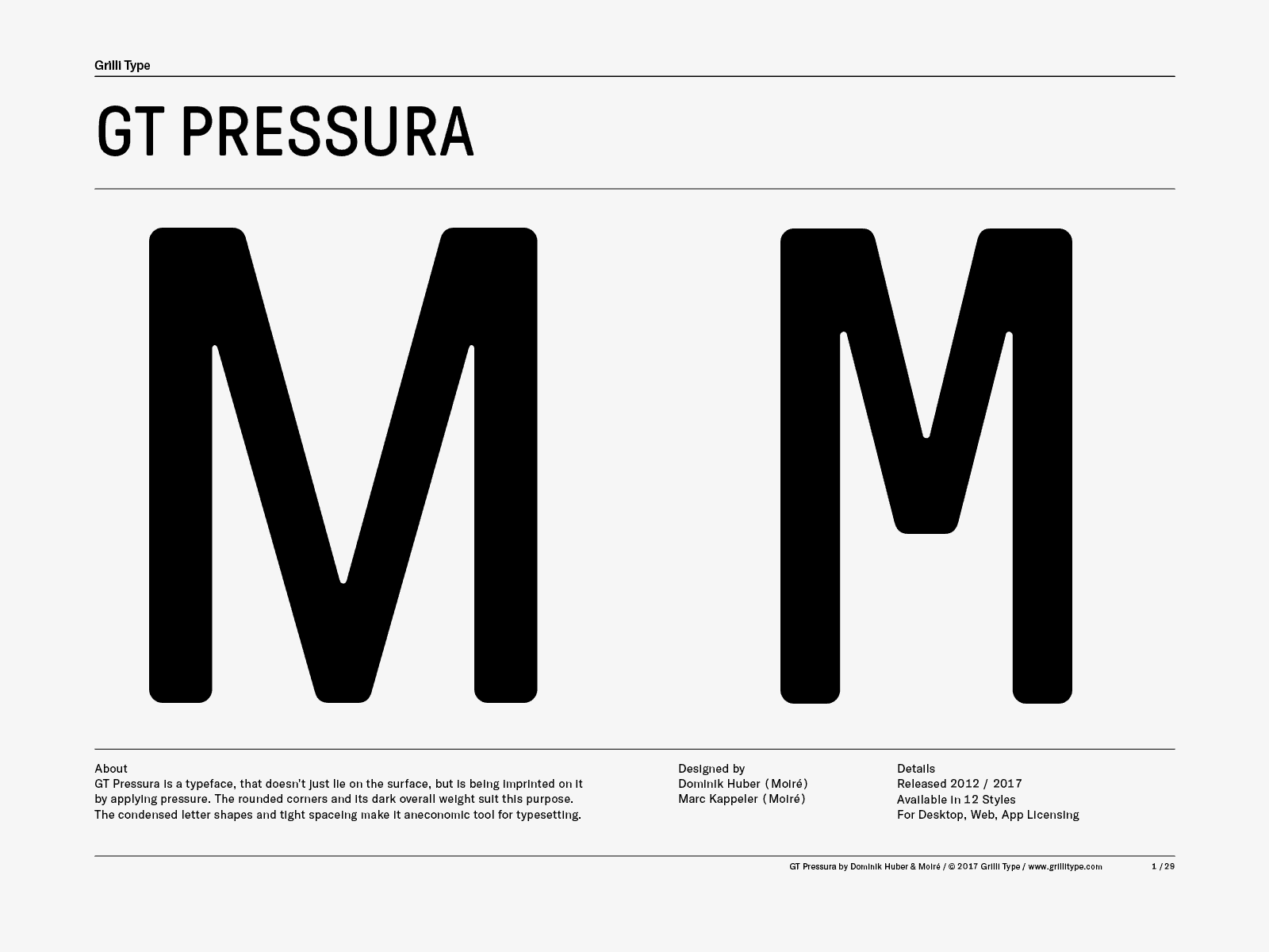 Laden Sie die Pressura Triali Schriftart kostenlos herunter - Perfekt für modernes Design