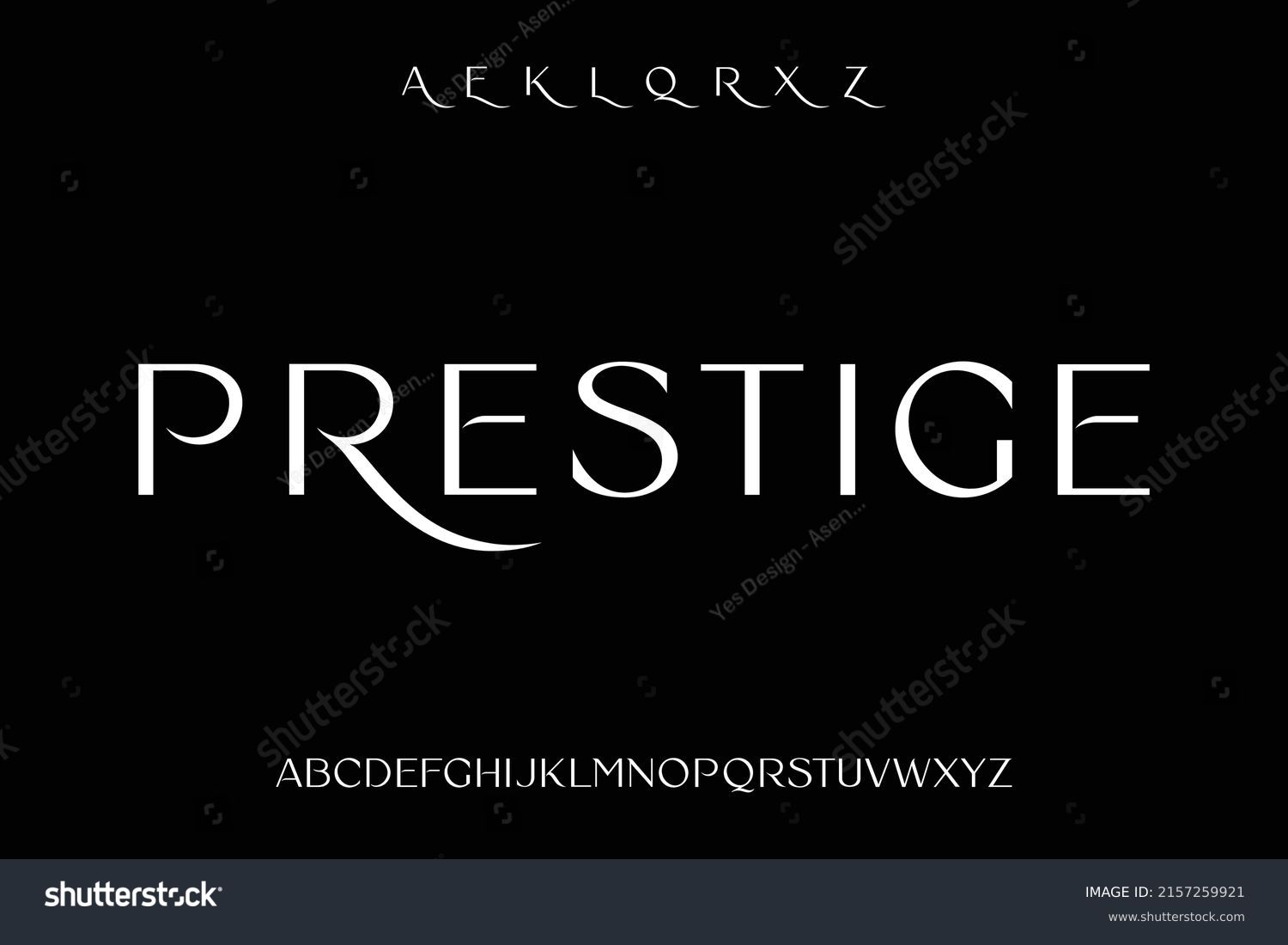 Prestige Schriftart kostenlos herunterladen - Modern und Elegant