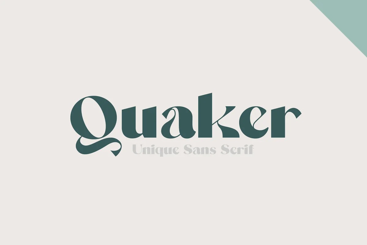 Download Quaker Font Free - Elegant Vintage Typeface