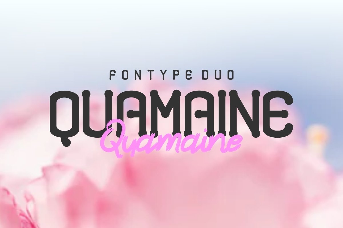 Download Quamaine Font Free - Stylish and Versatile Design